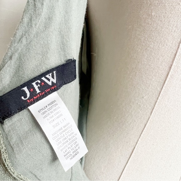 Vintage 90s Green Embroidered Sun Dress size 6 small - Picture 9 of 9